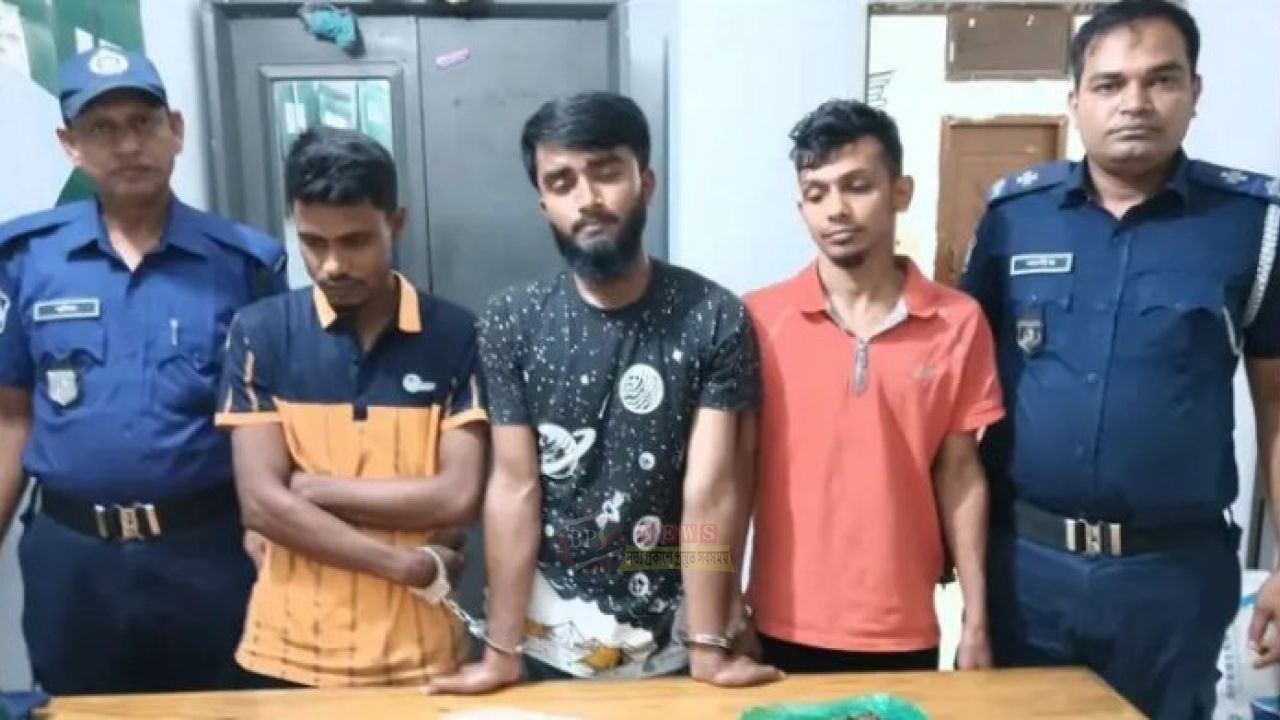 সোনারগাঁয়ে গাঁ'জাসহ ৩ যুবক গ্রে'প্তার