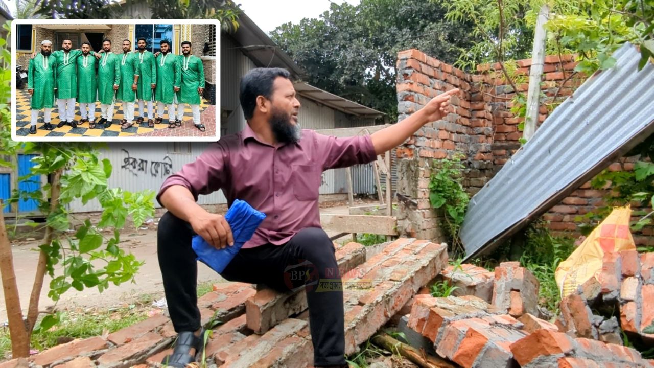 আলীরটেকে শিক্ষক ওমর ফারুকের জমিতে হামলা-ভাঙচুরের অভিযোগ