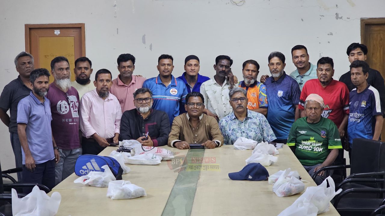রেজা রিপনের উদ্যোগে খালেদা জিয়া স্মৃতি ফুটবল টুর্নামেন্টের প্রস্তুতিসভা 