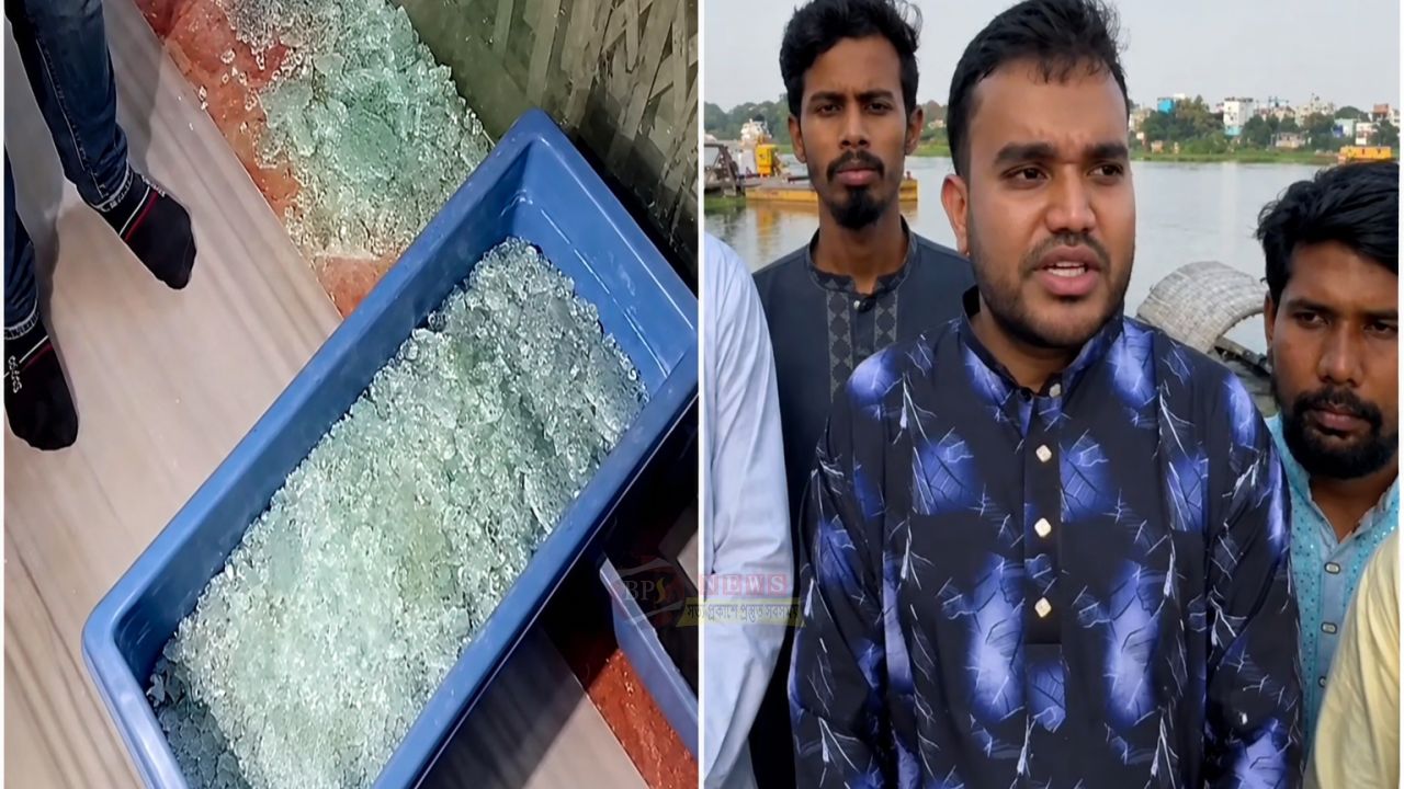 নাসীরুদ্দীনকে দেখতে ভিড়ে ভাঙল মসজিদের গ্লাস, মেরামতের আশ্বাস এনসিপির