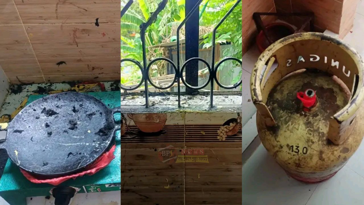 মদনপুরে গ্যাস লিকেজ থেকে বি'স্ফোরণ, একই পরিবারের ৪ জনসহ দ'গ্ধ ৫