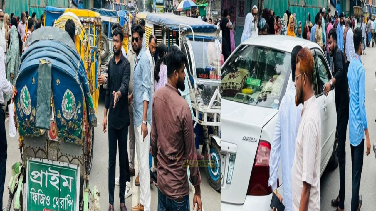 পরীক্ষার্থীদের নির্বিঘ্ন যাতায়াতে আলিমুল ইসলাম সিফাতের নেতৃত্বে ছাত্রদলের স্বেচ্ছাসেবী কার্যক্রম