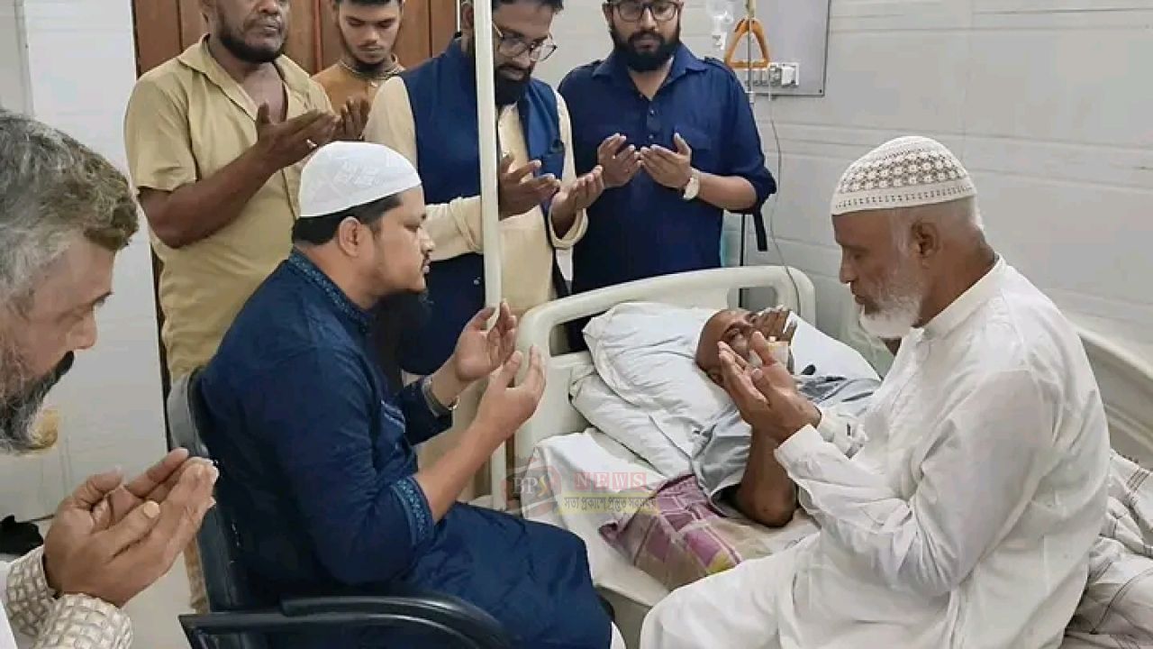 অসুস্থ সাংবাদিক হাফিজুর রহমান মিন্টুকে দেখতে হাসপাতালে মহানগর জামায়াত নেতারা