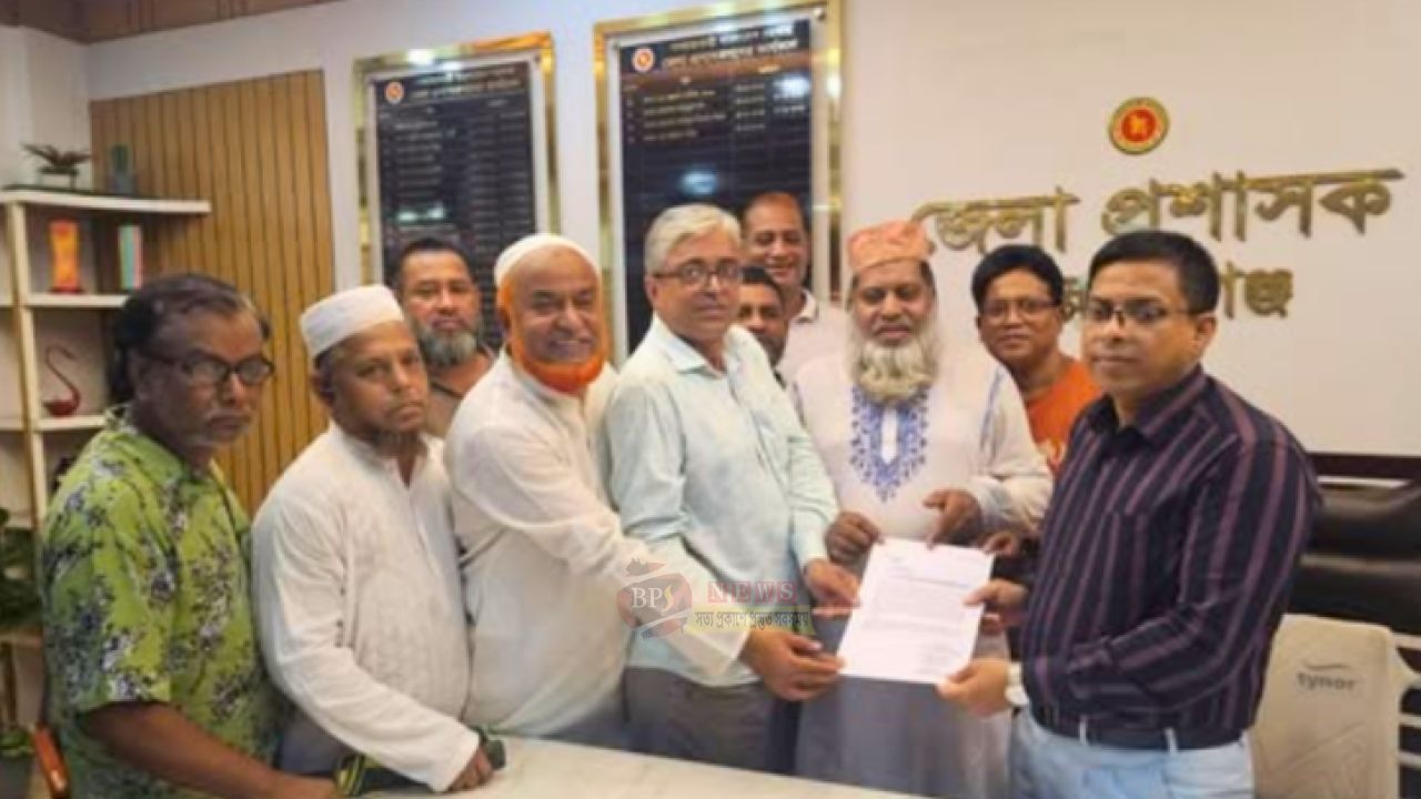 গোগনগরকে সিটি কর্পোরেশনে অন্তর্ভুক্তির দাবিতে ডিসির কাছে স্মারকলিপি