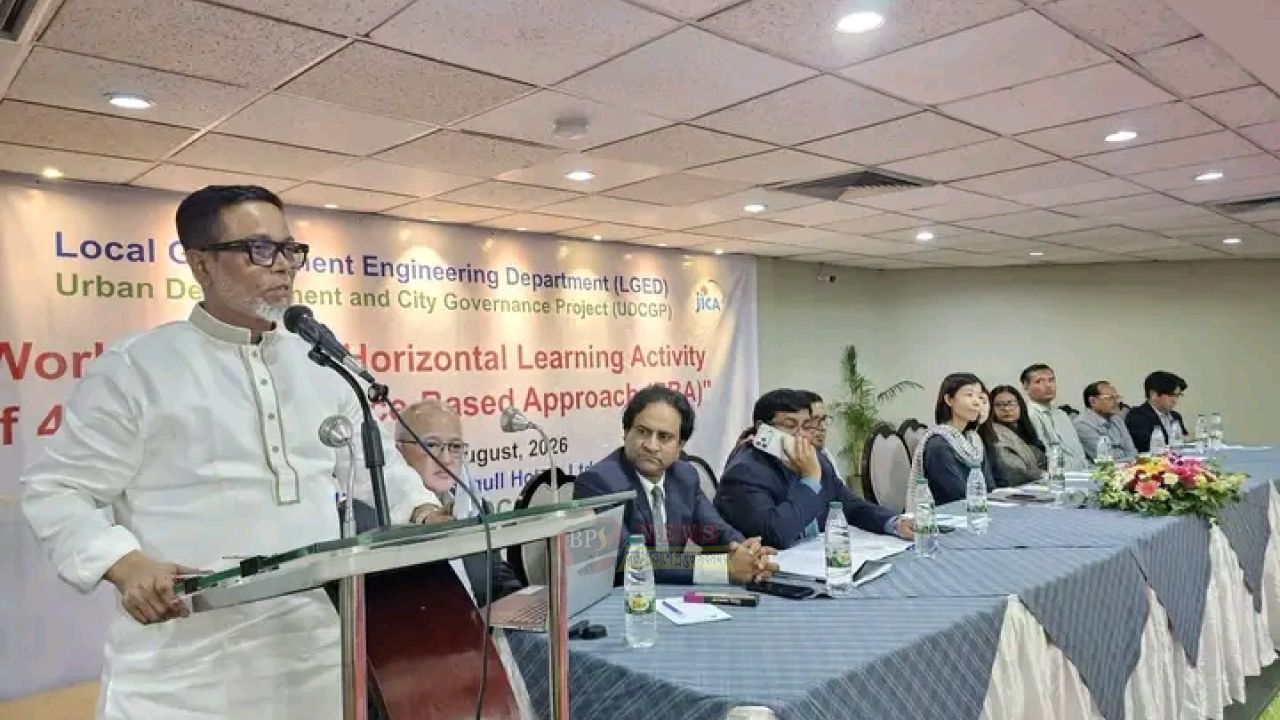 জাইকার কর্মশালা ও পারফরম্যান্স মূল্যায়ন অনুষ্ঠানে নাসিক প্রশাসক সাখাওয়াত হোসেন খান