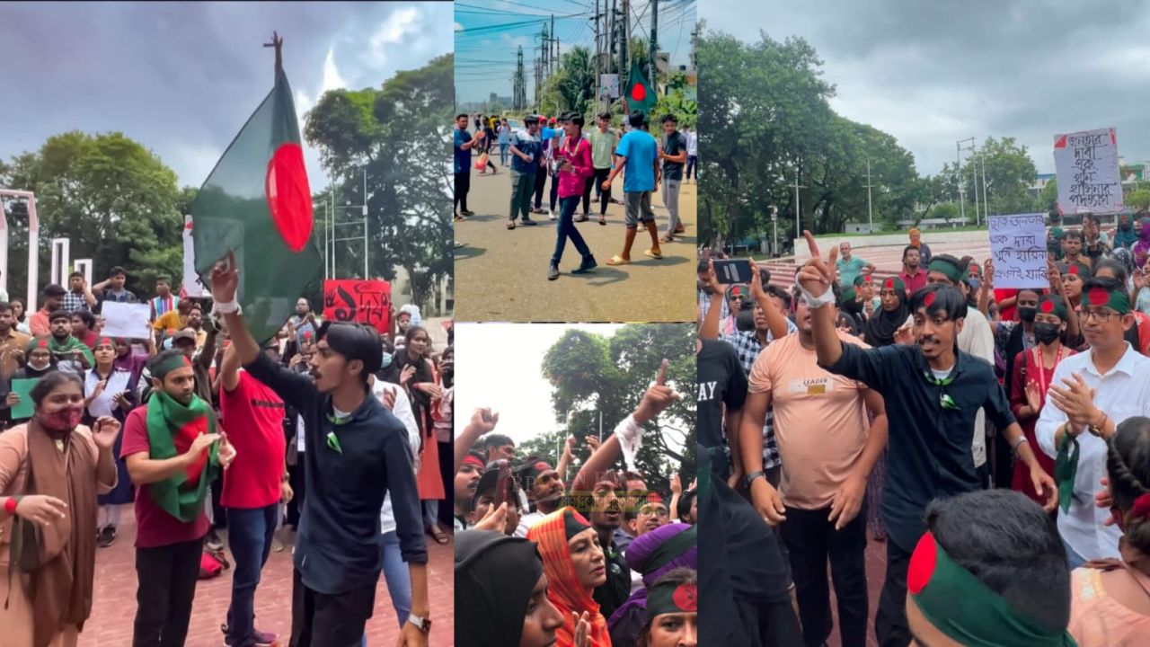 ৩রা আগস্ট কেন্দ্রীয় শহীদ মিনারে প্রভাতের প্রথম স্লোগান 