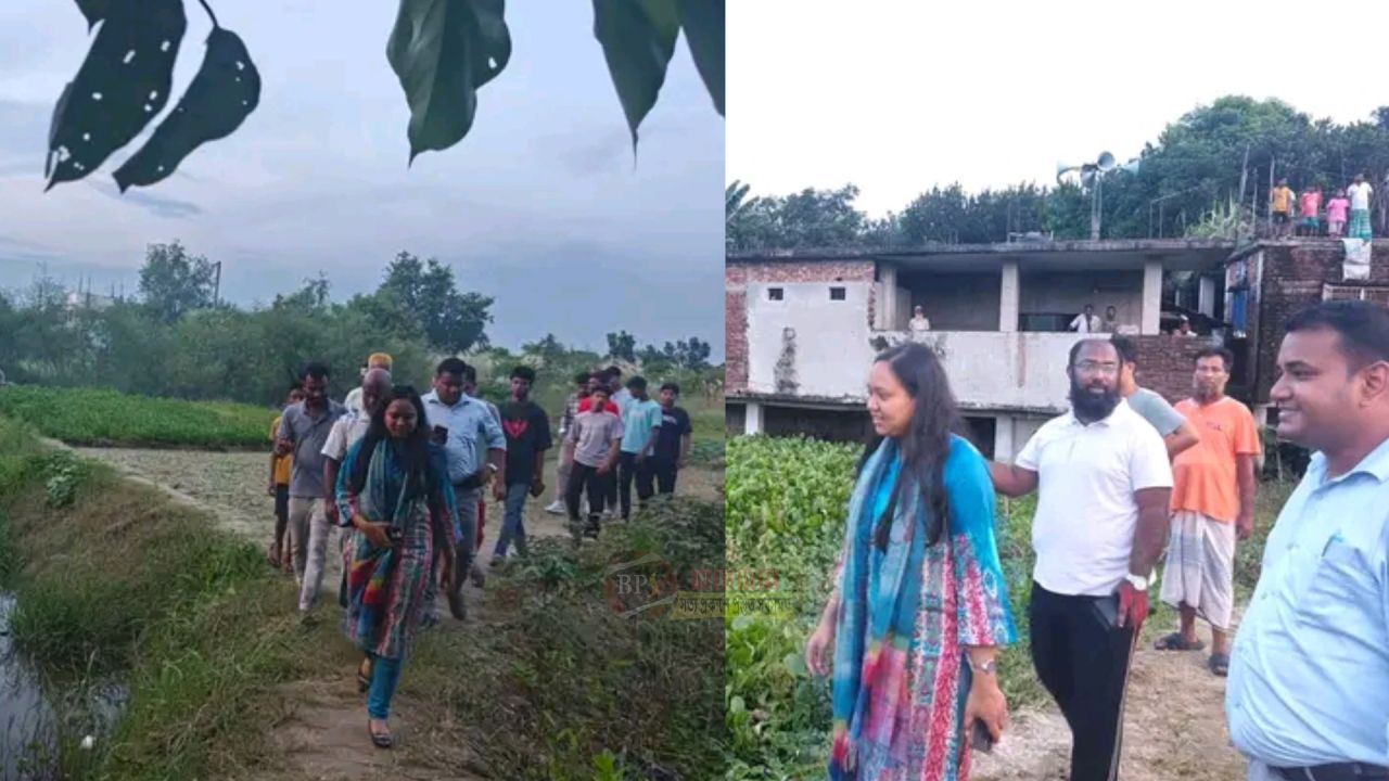 বন্দরে কুমিরের আতঙ্ক, তিনগাঁওয়ে ছুটে গেলেন ইউএনও