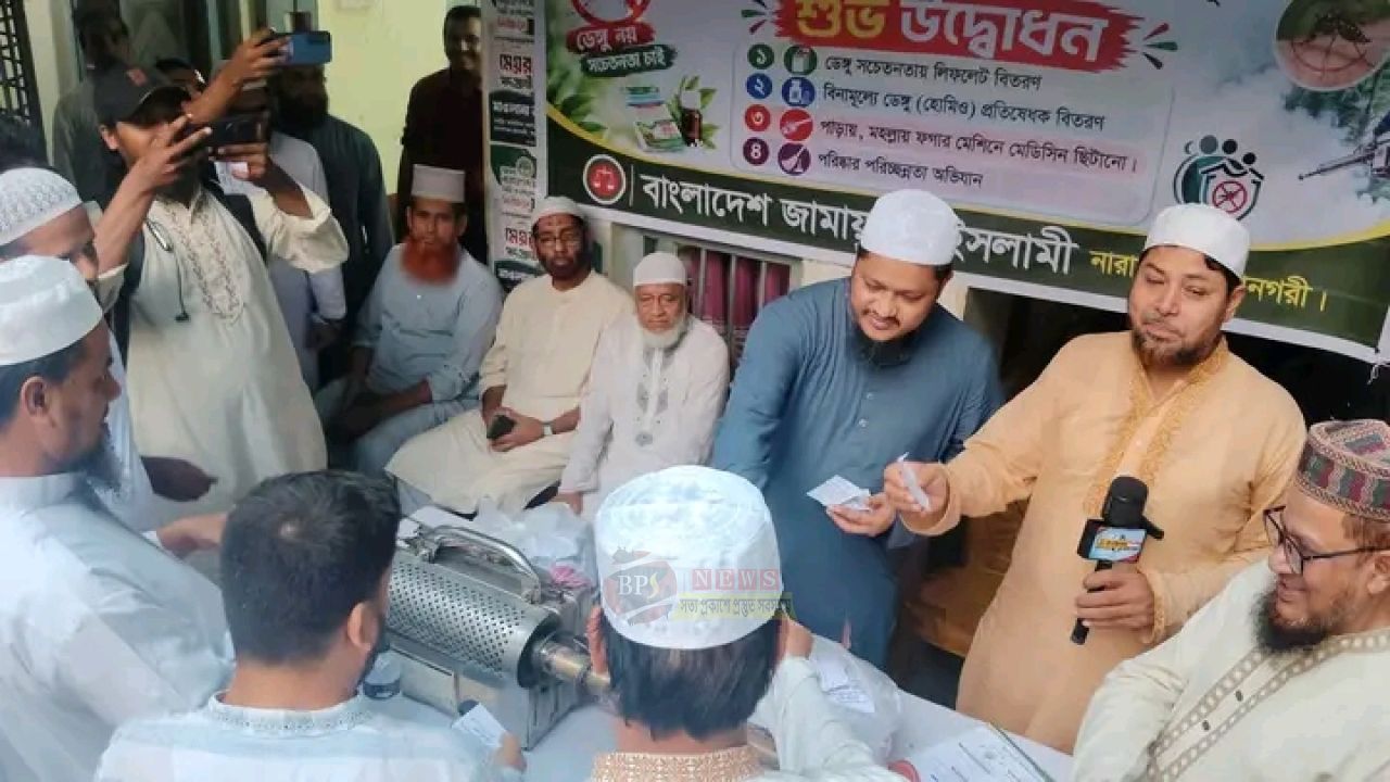 ডেঙ্গু প্রতিরোধে পরিচ্ছন্নতা ও জনসচেতনতা কার্যক্রমে আবদুল জব্বার