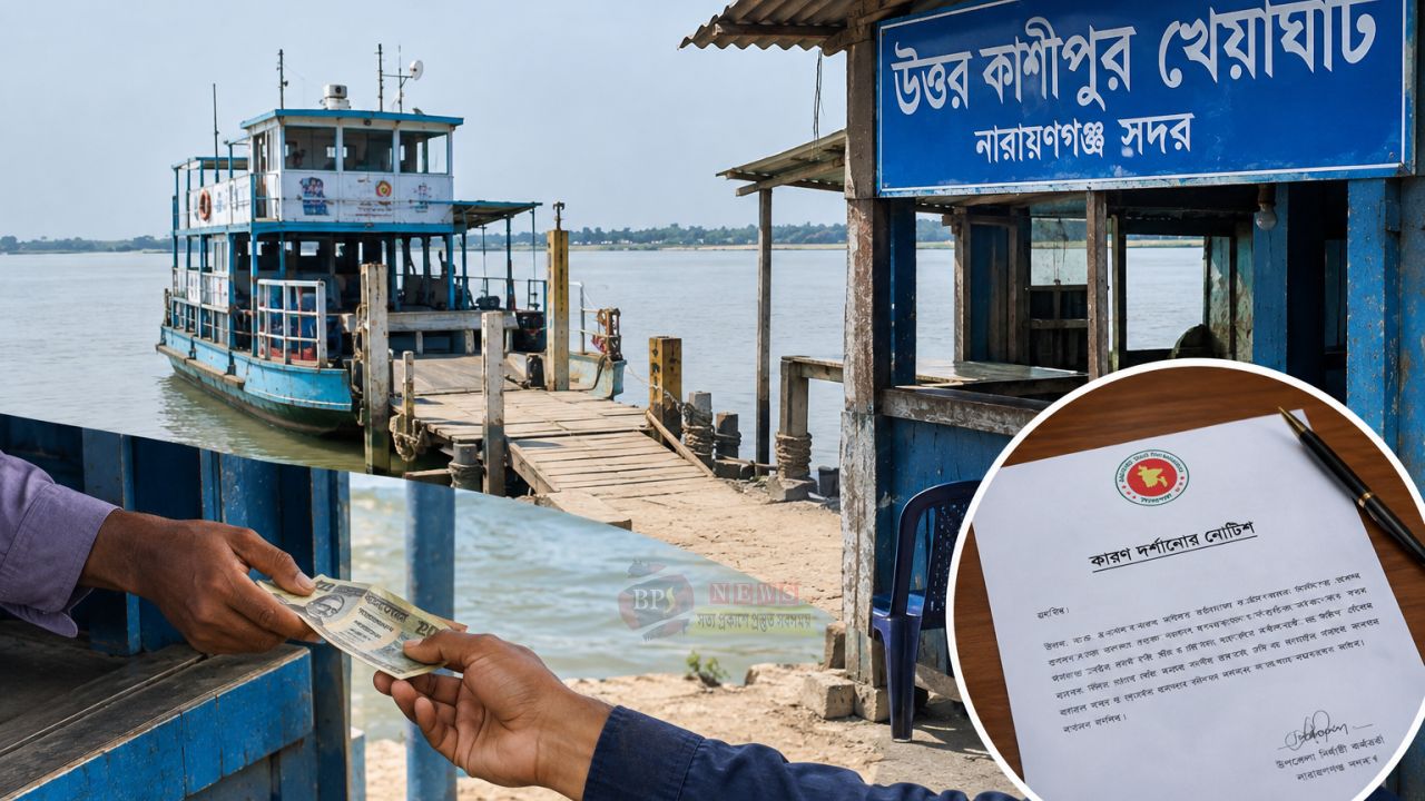 কাশীপুর খেয়াঘাটে অতিরিক্ত টোল আদায়, ইজারাদারকে শোকজ