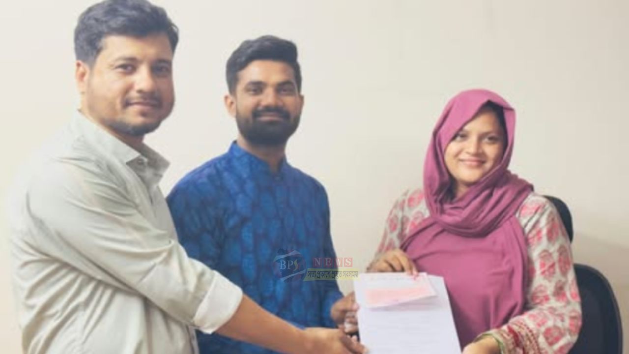নারায়ণগঞ্জ রেড ক্রিসেন্ট নির্বাচনে মনোনয়ন নিলেন এনসিপি নেতা নিরব রায়হান