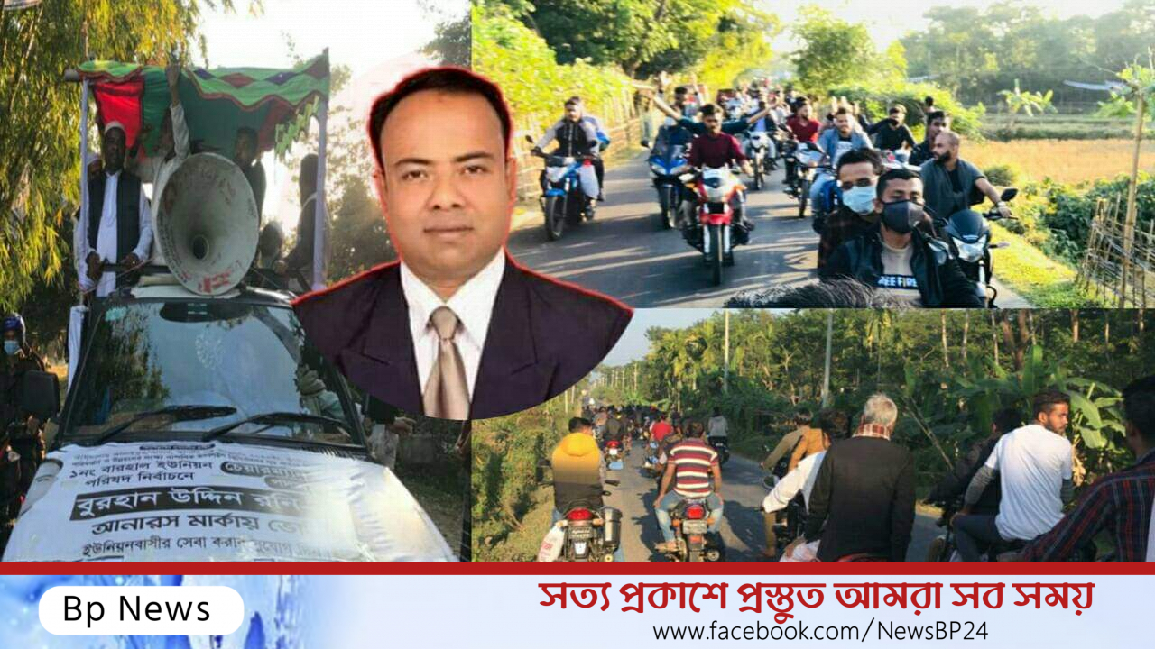 বারহাল ইউনিয়নে আনারস মার্কার শোডাউন ও প্রচার প্রচারনা অনুষ্ঠিত হয়েছে।