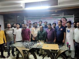 শাহ নিজাম এর উদ্যোগে শামীম ওসমান এর জন্মদিন পালন