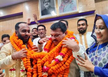 এমপি বাবুর নৌকার প্রার্থী সুন্দর আলীর জয়