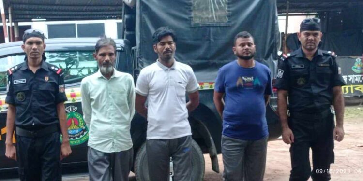 বাবু হত্যা মামলার ৩ আসামী গ্রেফতার