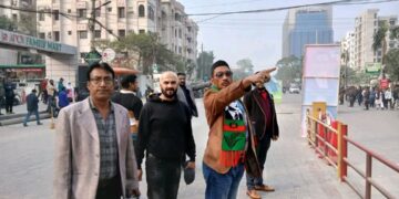 তারেক রহমানের ঐতিহাসিক স্বদেশ প্রত্যাবর্তন উপলক্ষে সার্বিক পরিস্থিতি পরিদর্শনে জাকির খান