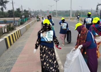 তারেক রহমান ঘোষিত স্মার্ট ও পরিচ্ছন্ন বাংলাদেশ গড়তে মাসুদুজ্জামানের উদ্যোগে পরিচ্ছন্নতা অভিযান