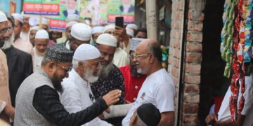 ব্যাপক গণসংযোগে মাওলানা মঈনুদ্দিন আহমাদ: নারায়ণগঞ্জ-৫ আসনে জামায়াতের প্রার্থীর প্রচারণা তুঙ্গে