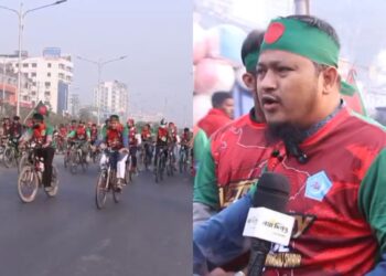 নারায়ণগঞ্জে বিজয় দিবসে শিবিরের সাইকেল র্যালী