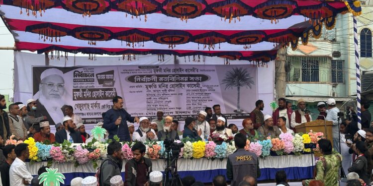 ১২ তারিখের বিপ্লবে জিতা ছাড়া আমাদের অন্য কোনো অপশন নাই : মনির কাসেমী