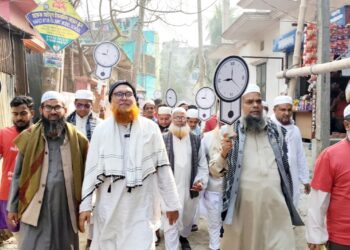 বন্দরের ধামগড় ইউনিয়নে সিরাজুল মামুনের গণসংযোগ