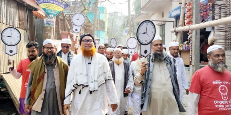 বন্দরের ধামগড় ইউনিয়নে সিরাজুল মামুনের গণসংযোগ