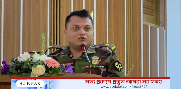সুষ্ঠু নির্বাচনে প্রার্থীদের সহযোগিতা চান সেনাবাহিনীর মেজর আয়াজ