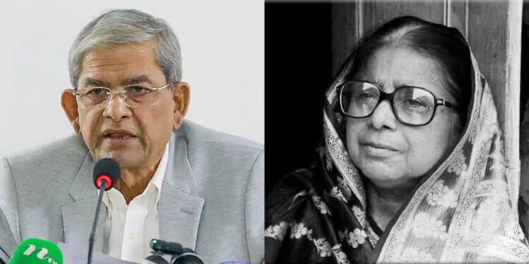 এটিএম কামালের মায়ের মৃ’ত্যুতে মির্জা ফখরুলের শোক প্রকাশ