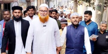 বন্দর ও কলাগাছিয়া ইউনিয়নে দেওয়াল ঘড়ি মার্কার প্রার্থী সিরাজুল মামুনের ব্যাপক গণসংযোগ