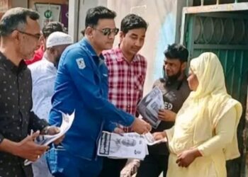 নারায়ণগঞ্জ-৩ আসনে ধানের শীষের পক্ষে রাজিবের গণসংযোগ ও মিছিল