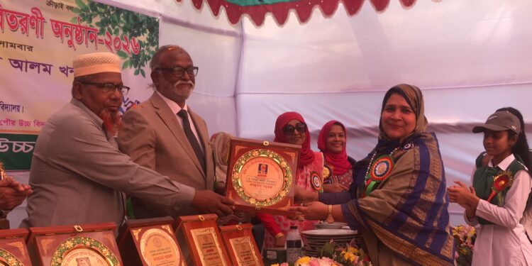 বেগম রোকেয়া খন্দকার পৌর উচ্চ বিদ্যালয়ের বার্ষিক ক্রীড়া প্রতিযোগিতা ও পুরস্কার বিতরণী অনুষ্ঠিত