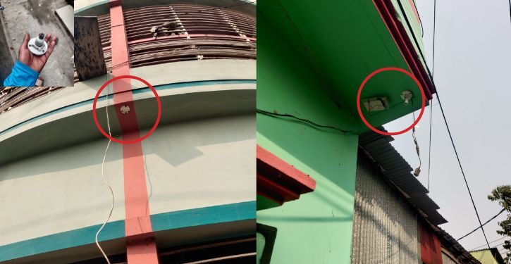 নারায়ণগঞ্জ-৪ এ ভোটকেন্দ্রের পাশে সিসিটিভি ভাঙচুর